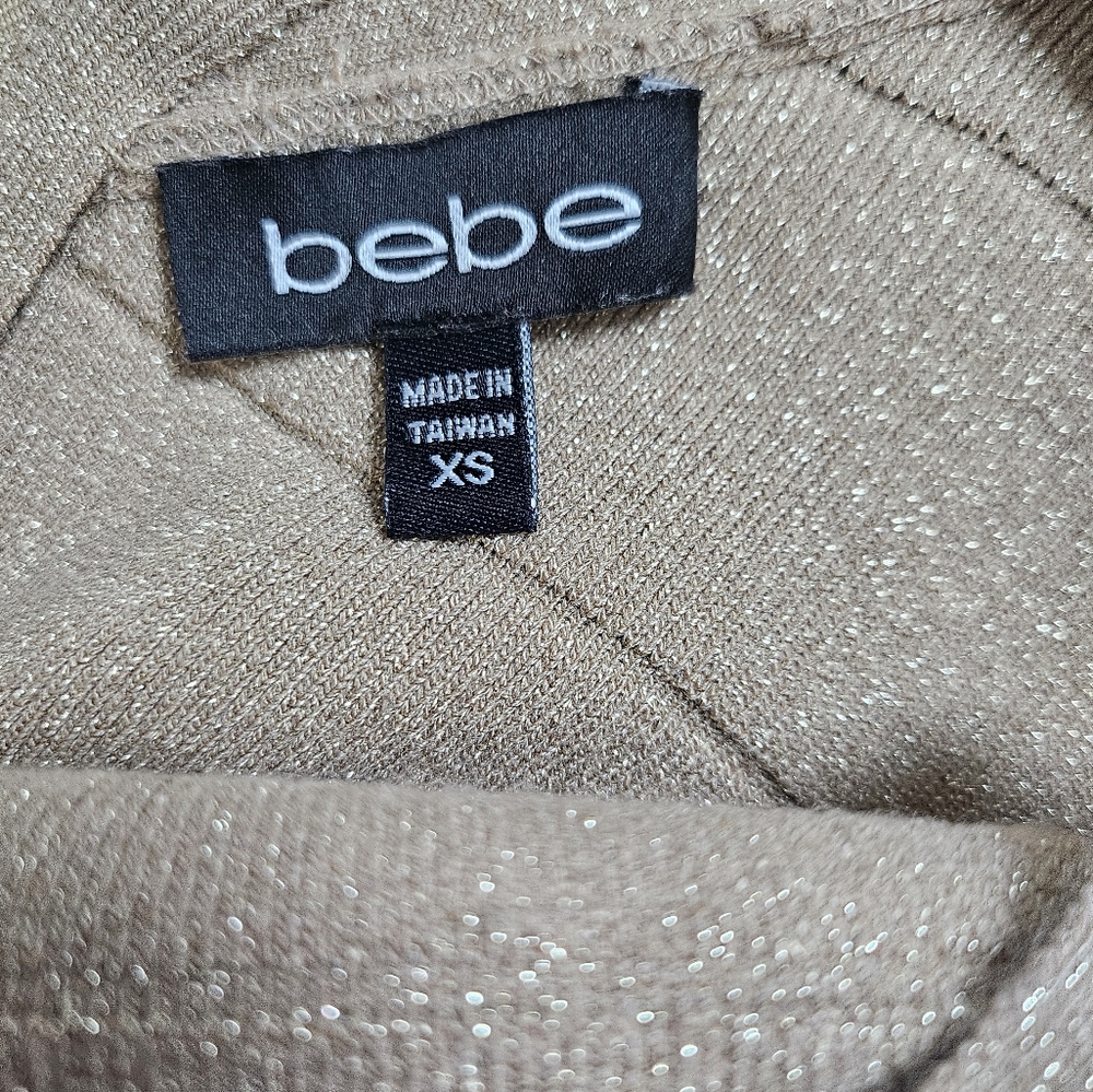 Gold Bebe dress